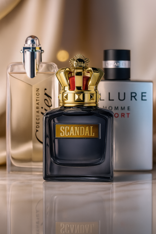 Set de 3 parfumuri: Allure Homme Sports, Jean Paul Gaultier Scandal, Cartier Declaration 100ml